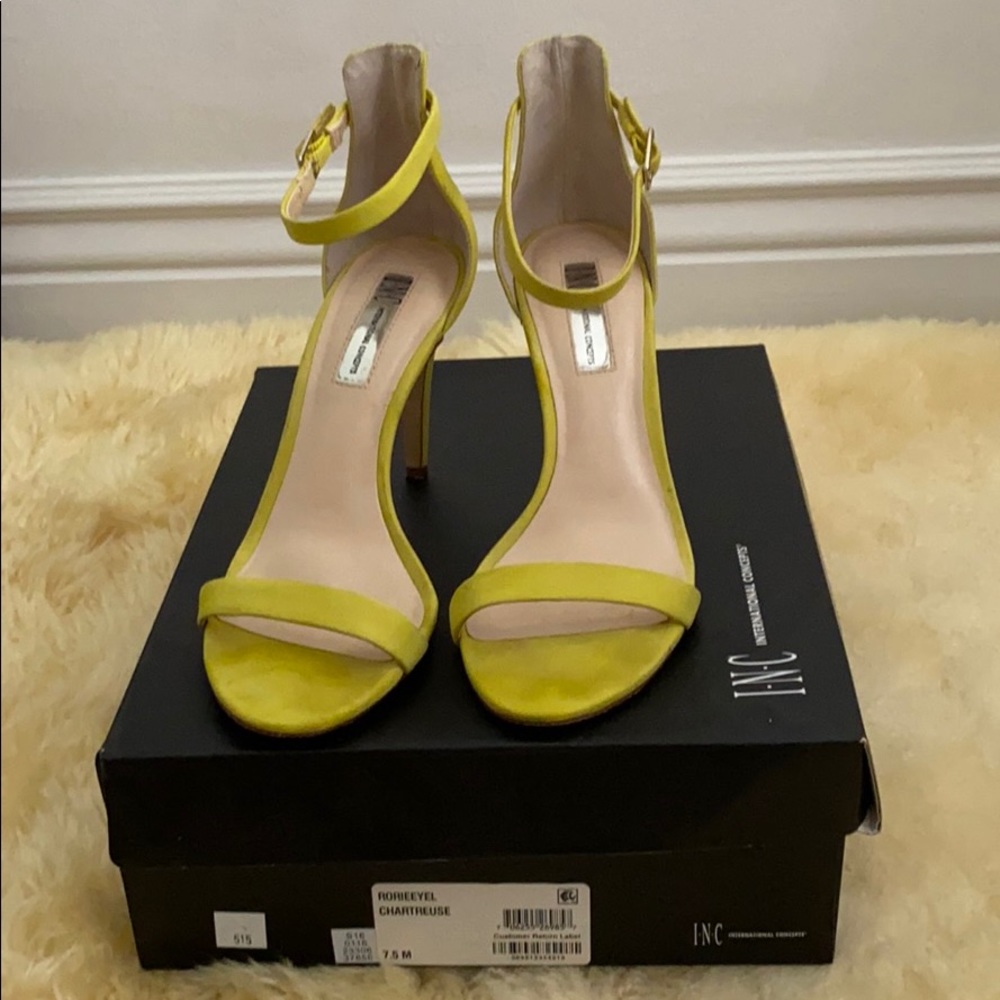 INC Open toe heels